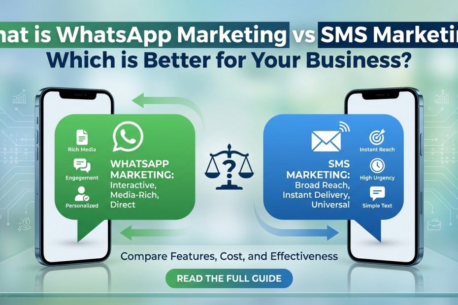 WhatsApp Marketing vs SMS Marketing