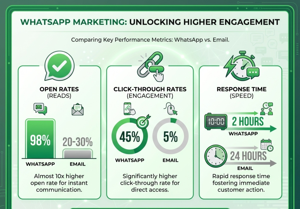 whatsapp engagement rates